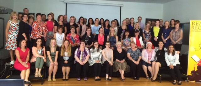Reading Recovery teachers at their graduation.