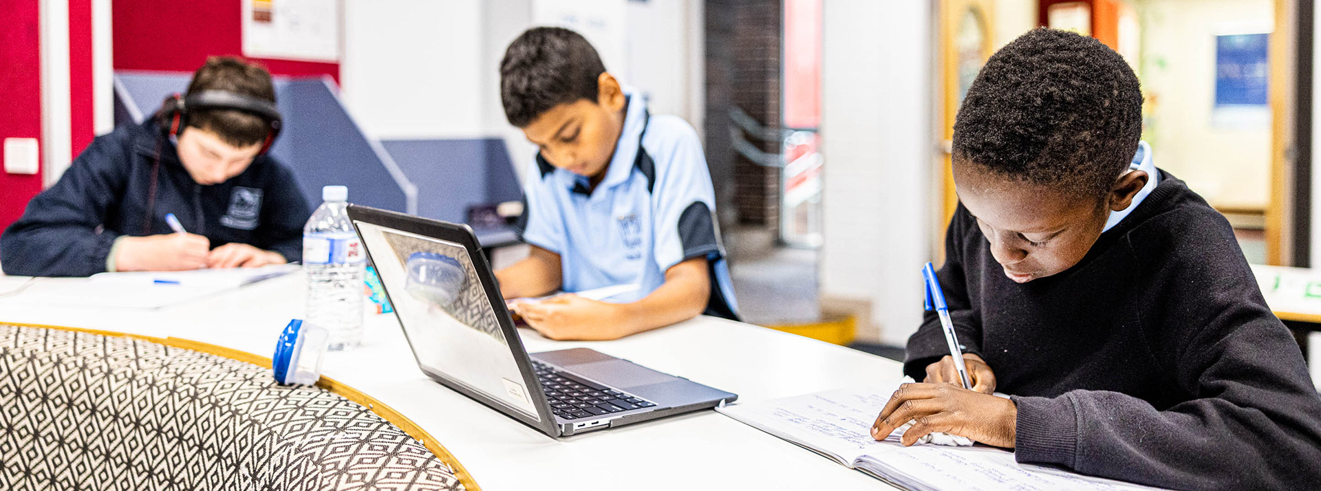 St Oliver’s Catholic Primary students learning on computers