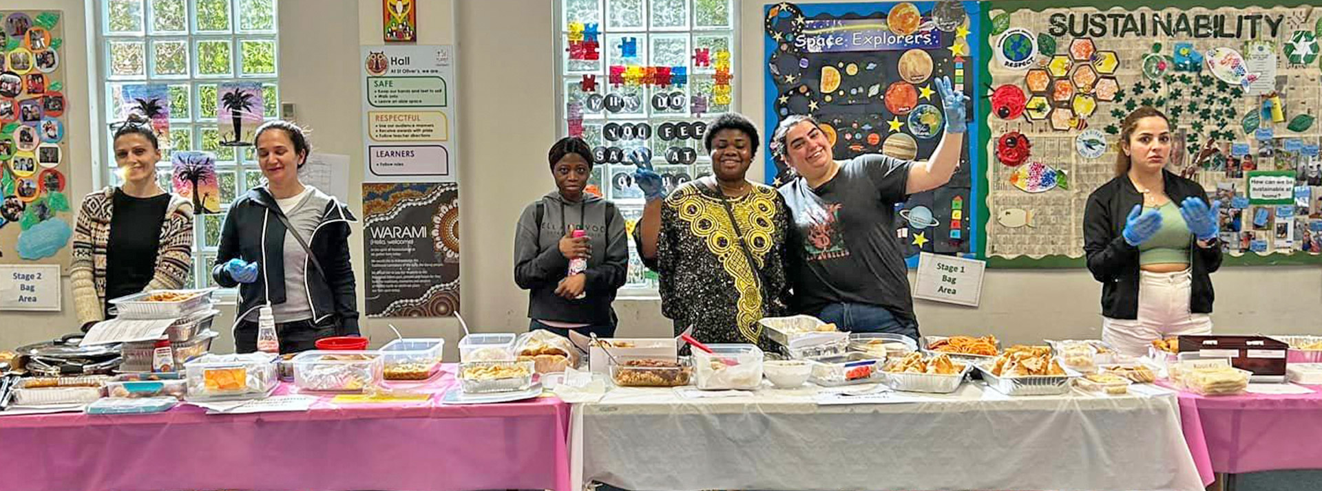 Parent helpers at St Oliver’s Catholic Primary School Harris Park