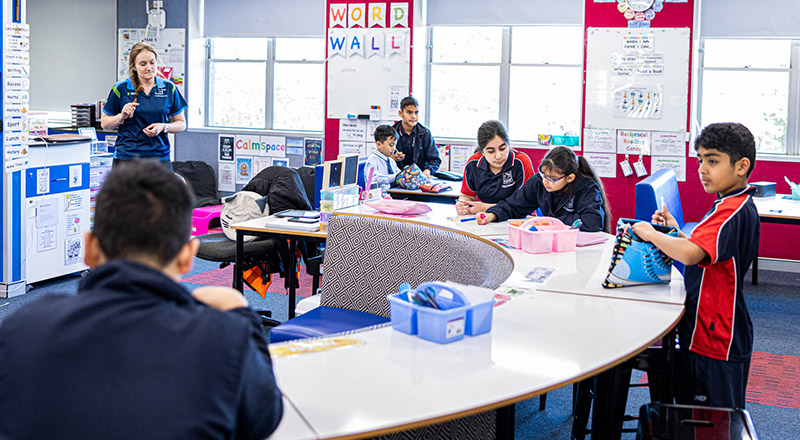 Learning space at St Oliver’s Catholic Primary School Harris Park